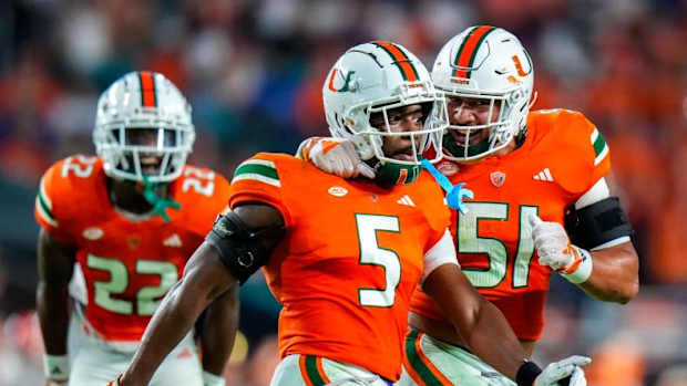 Miami Hurricanes safety Kamren Kinchens